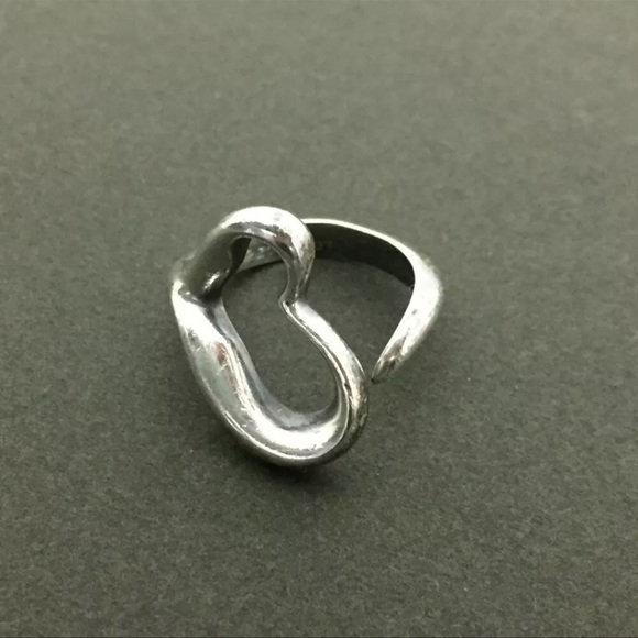 Tiffany & Co. Jewelry - Tiffany & Co. Sz 4.5  (US) Open Heart Sterling Silver 925 Ring